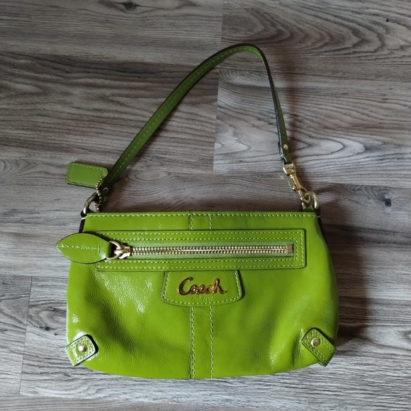 Coach Bags Coach Lime Green Mini Purse Wristlet Poshmark
